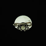 Quirksmith's Handcrafted Dhwer Hairclip – Pure Silver Beauty in 92.5 Silver