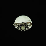 Quirksmith's Handcrafted Dhwer Hairclip – Pure Silver Beauty in 92.5 Silver