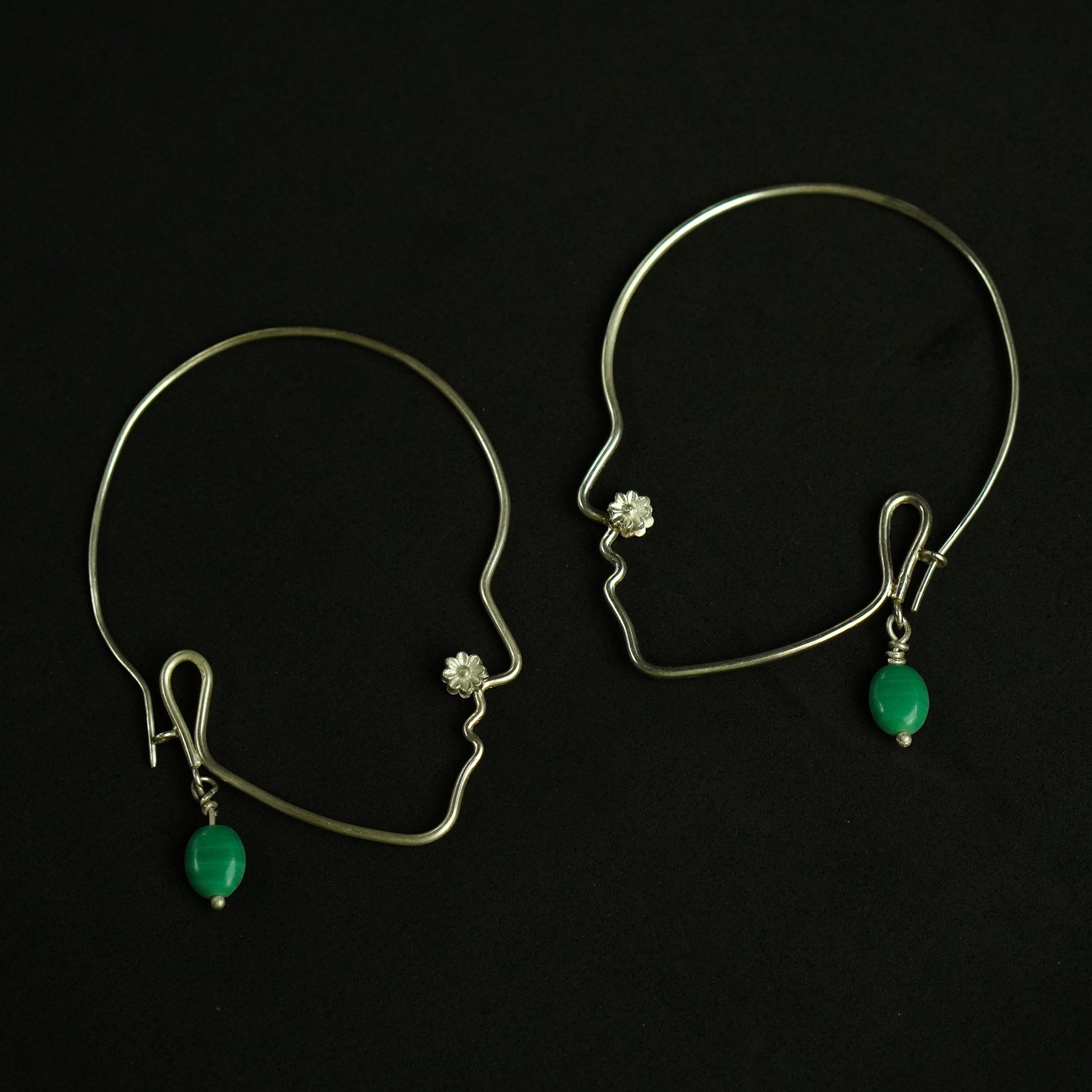 Quirksmith's Handcrafted Pehchaan Hoops – Sterling Silver Hoop Earrings Online in India