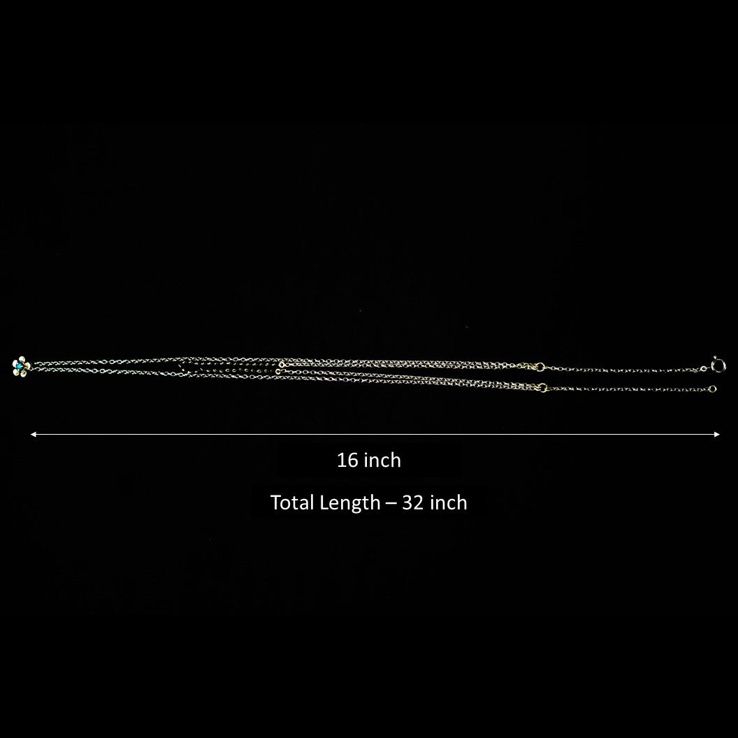 Discover Quirksmith's Shark Tank India Jewelry – Floral Layered Mangalsutra. Handcrafted in 92.5 Silver