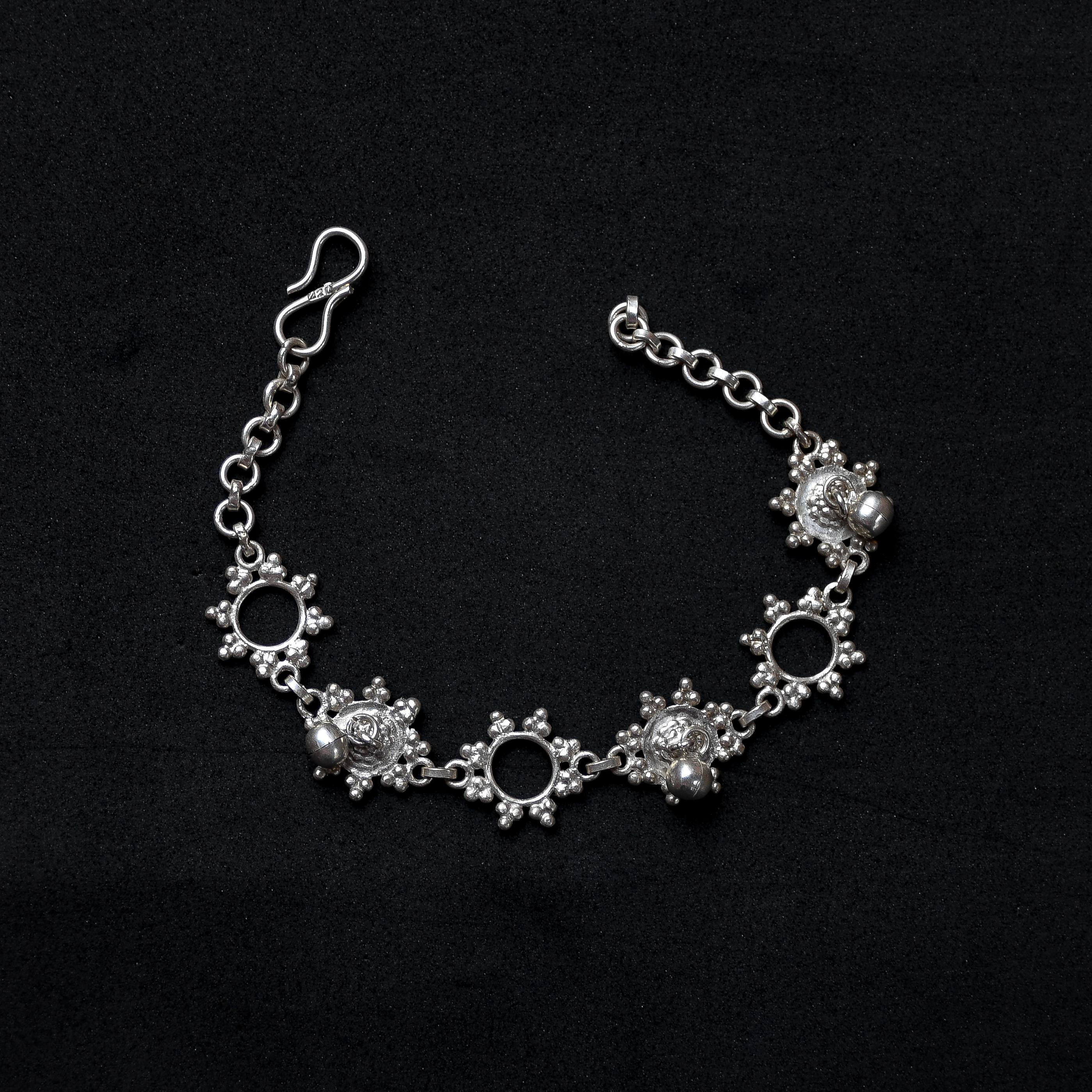 Elevate Your Style with Quirksmith Toran Bracelet – Handcrafted 92.5 Silver Bracelet