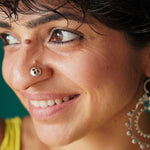 Abstract Blossom Nosepin - Wire - Quirksmith