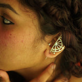 Quirksmith Aangan Teeli Earcuff - Buy Earrings Online, Handcrafted in 92.5 Silver