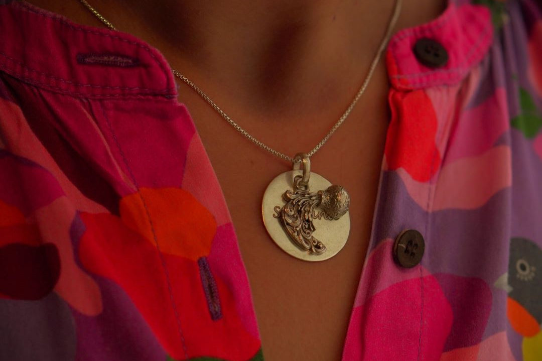 Aquarius Pendant - without chain - Quirksmith