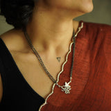 Azaad Rooh Pendant - with Classic Mangalsutra chain - 18 inch - Quirksmith