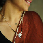 Azaad Rooh Pendant - with Elegant Mangalsutra chain - 18 inch - Quirksmith