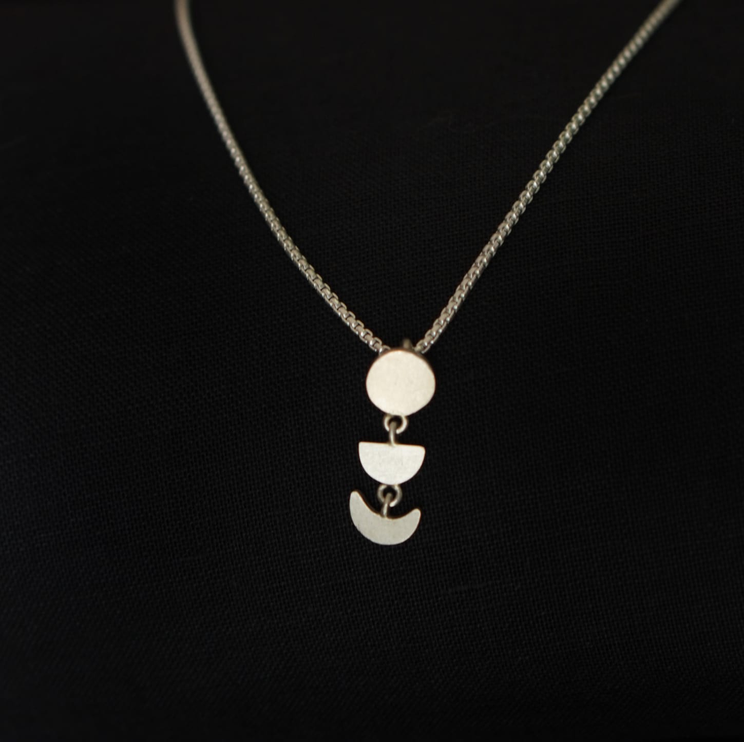 Becoming Moon phases pendant-Without Chain - Quirksmith