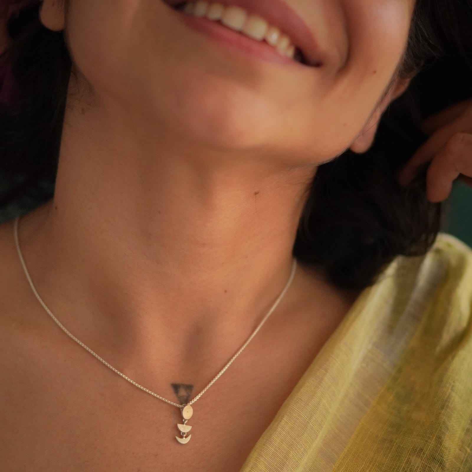 Becoming Moon phases pendant-Without Chain - Quirksmith
