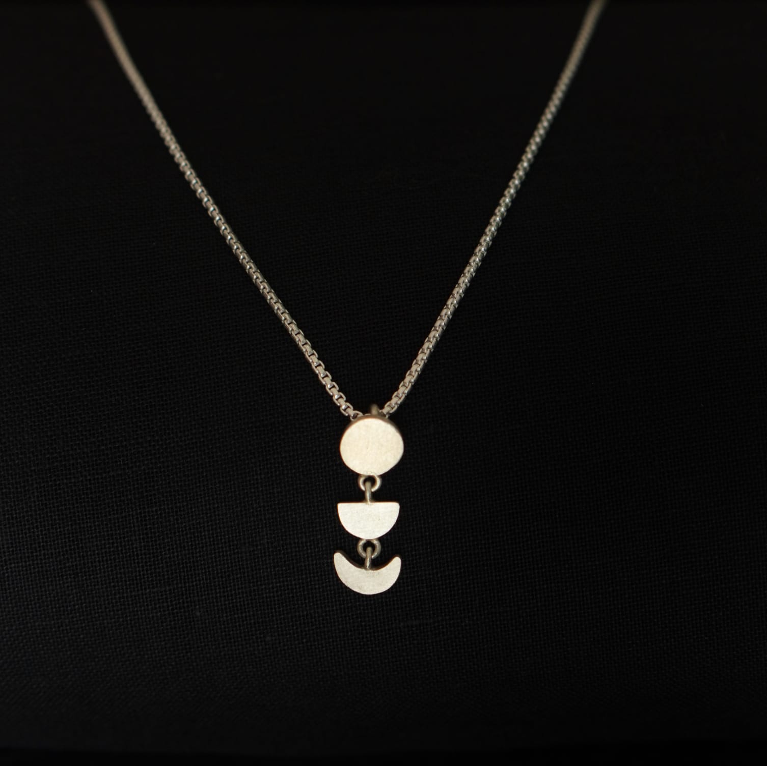 Becoming Moon phases pendant-Without Chain - Quirksmith