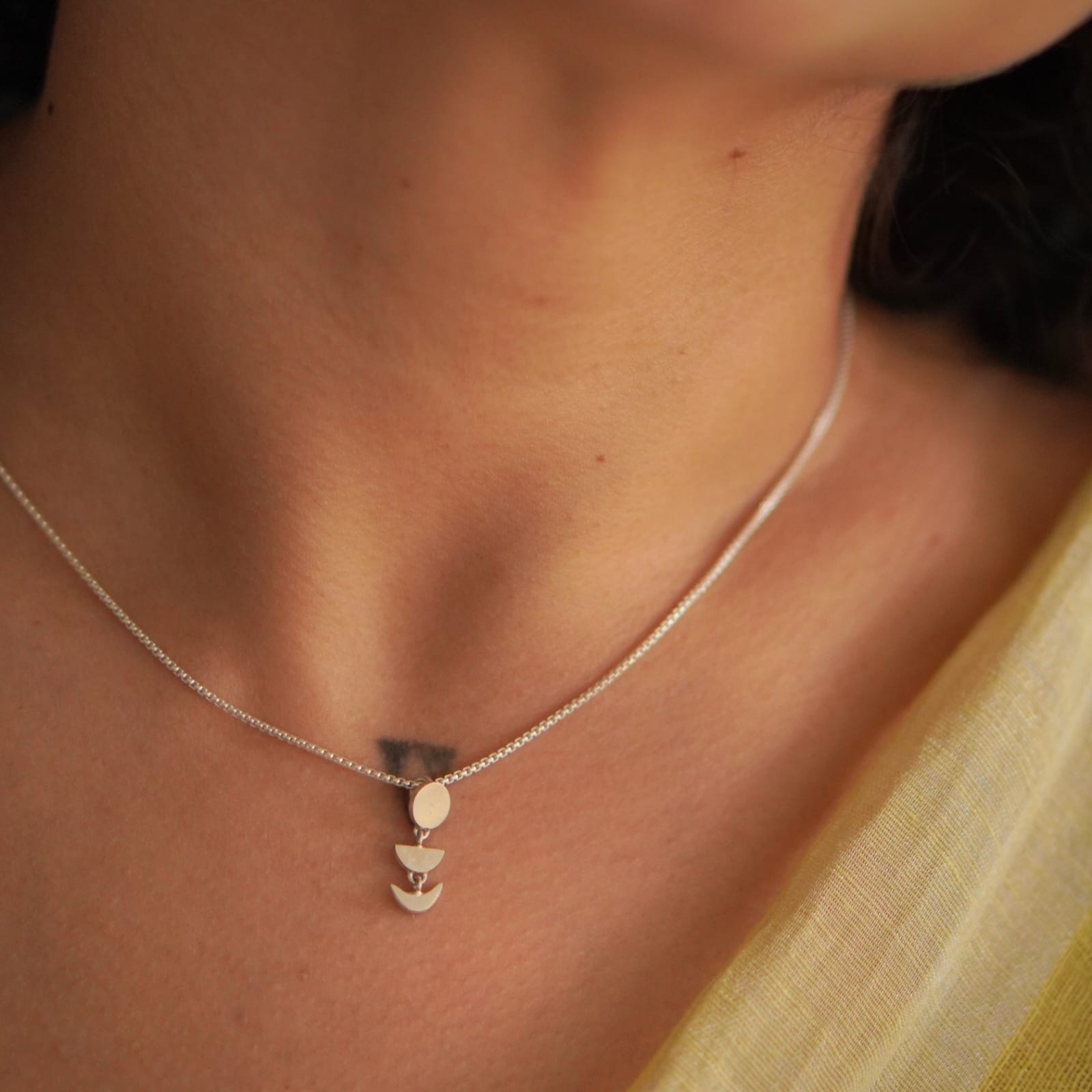 Becoming Moon phases pendant-Without Chain - Quirksmith