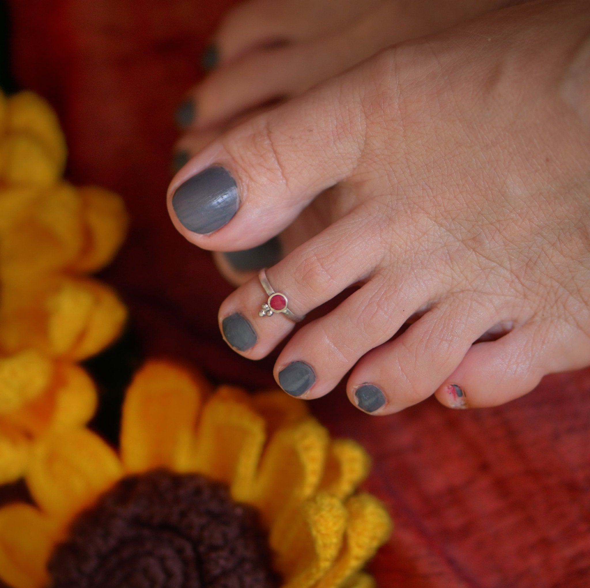 Bindu Toe Ring - Single Piece - Quirksmith