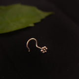 Bloom Dot Nosepin Stud - Wire - Quirksmith