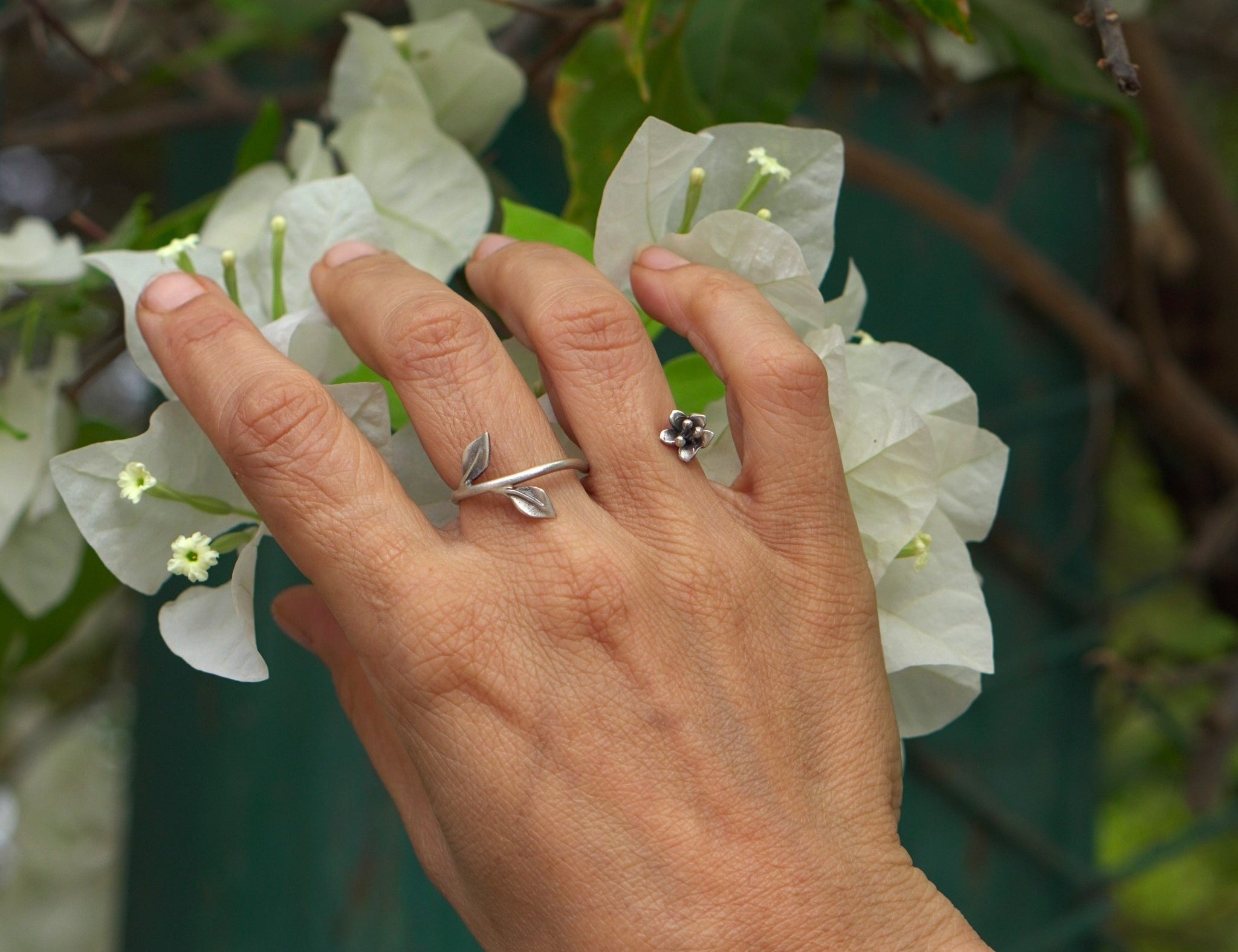 Blossom Two Finger Ring - Quirksmith