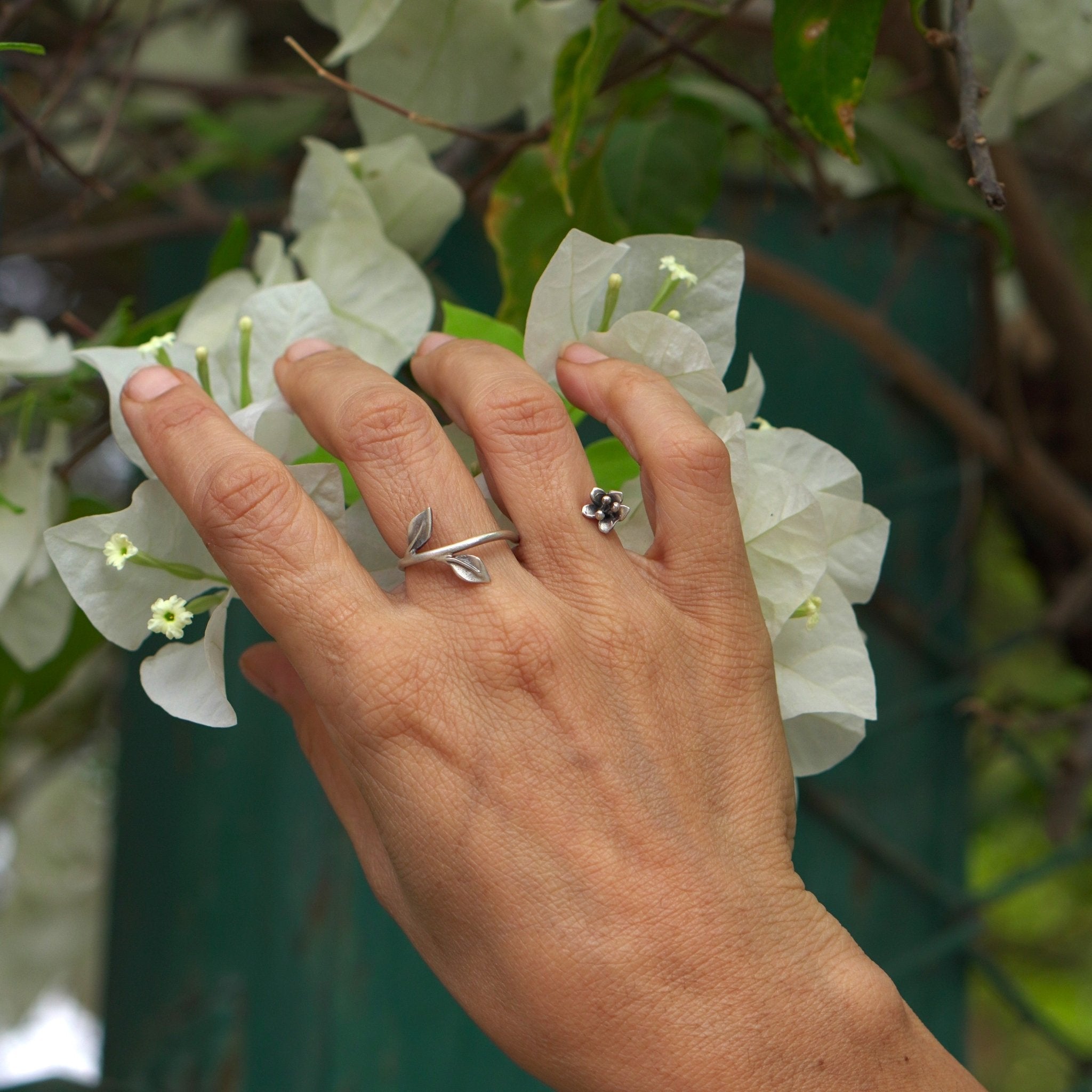 Blossom Two Finger Ring - Quirksmith