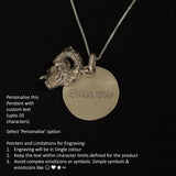 Capricorn Pendant - without chain - Quirksmith