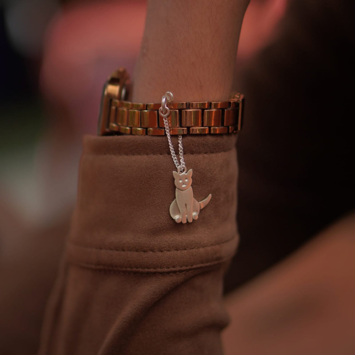 Cat Watch Charm Chain - Quirksmith