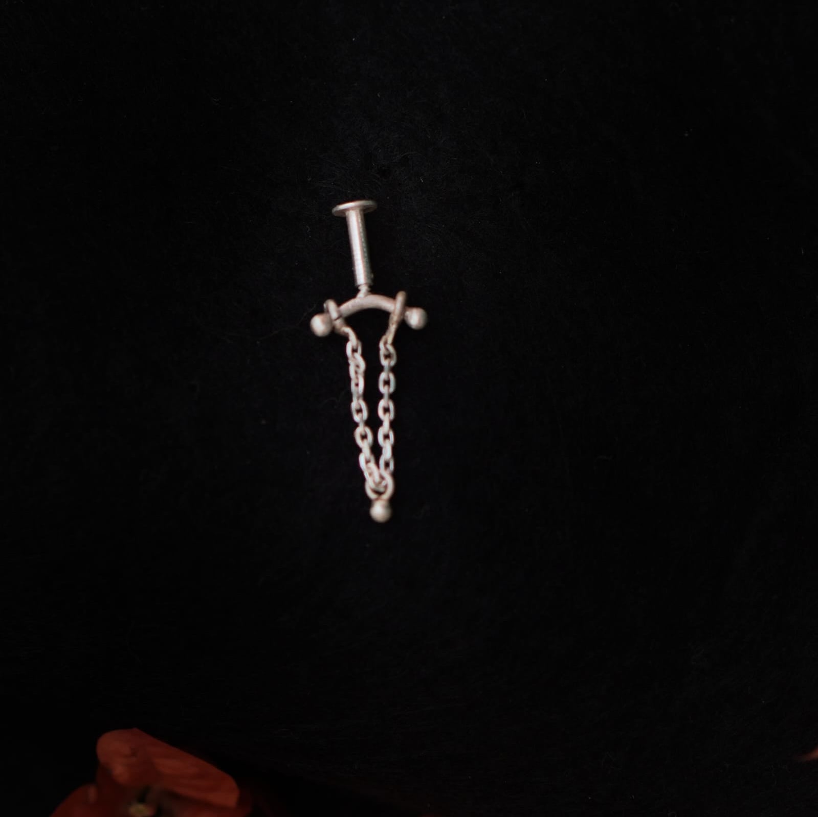 Chain drop Bugadi studs - Quirksmith