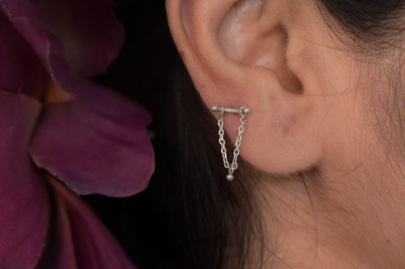 Chain drop Bugadi studs - Quirksmith