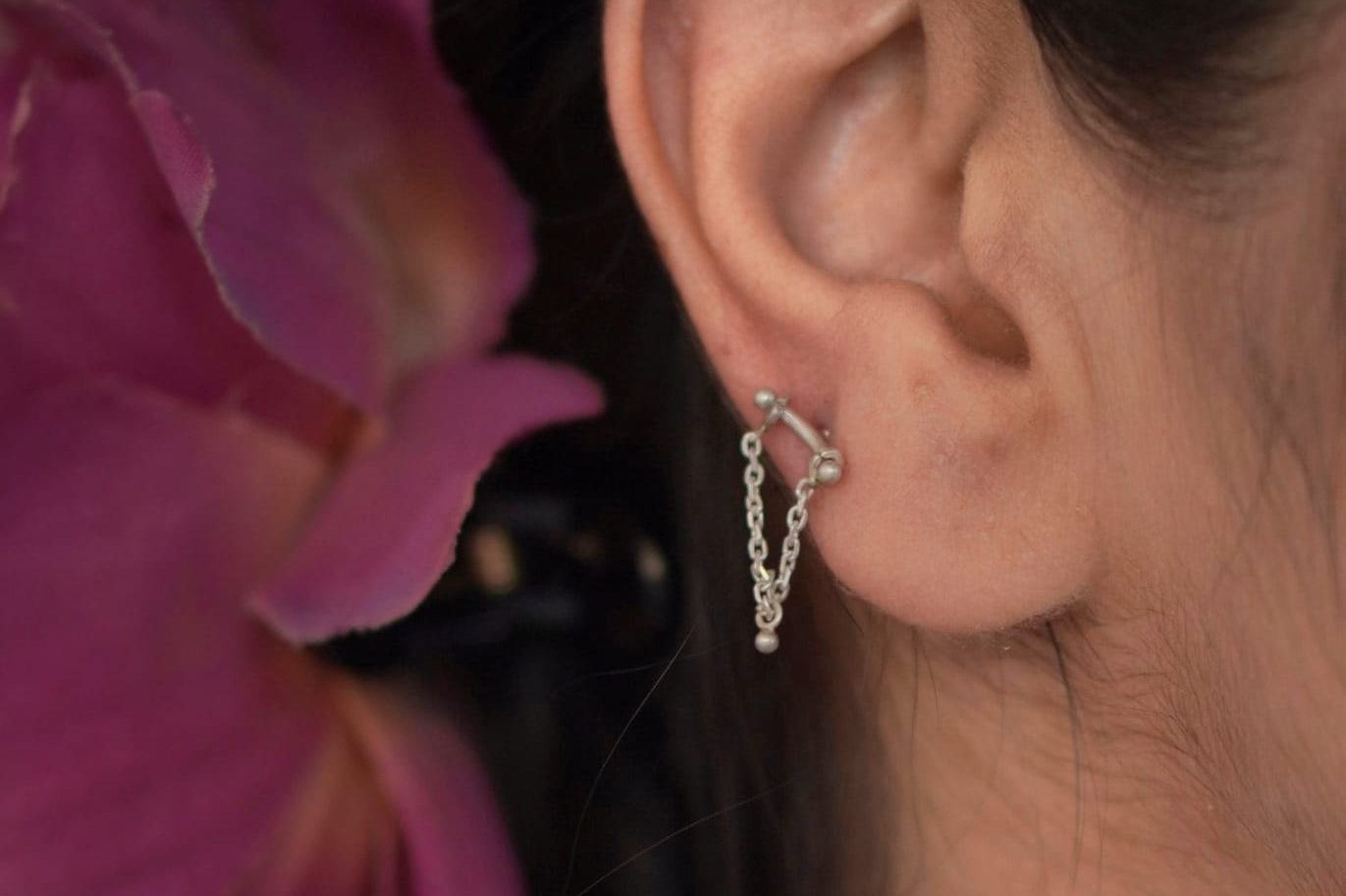 Chain drop Bugadi studs - Quirksmith