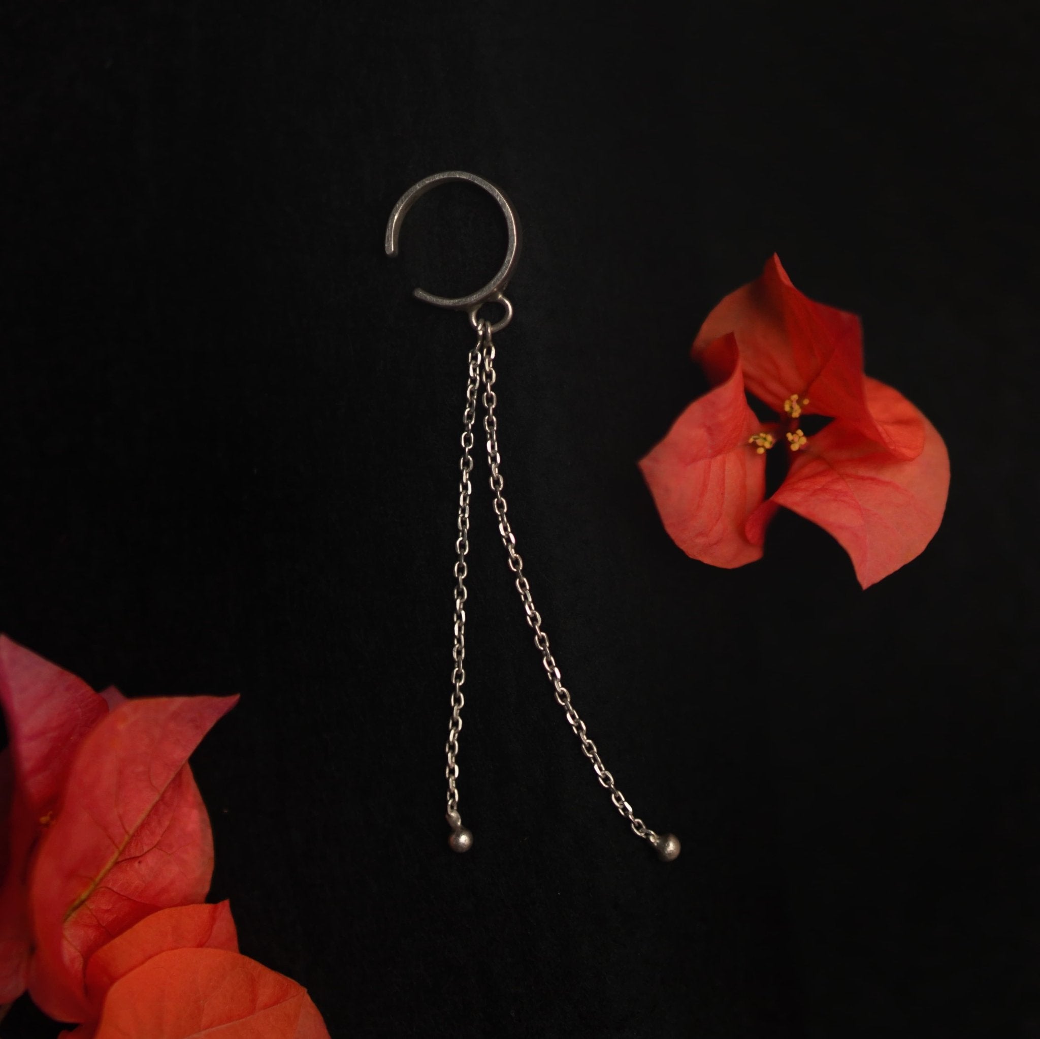 Chain Drop Earclip - Quirksmith