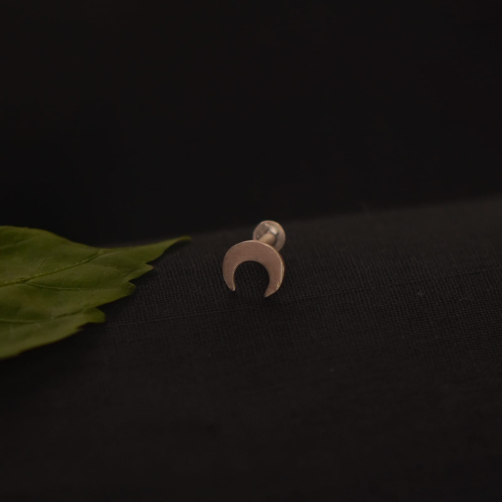 Chand Nosepin Stud - Wire - Quirksmith