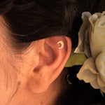 Chand Nosepin Stud - Wire - Quirksmith