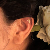 Chand Nosepin Stud - Wire - Quirksmith