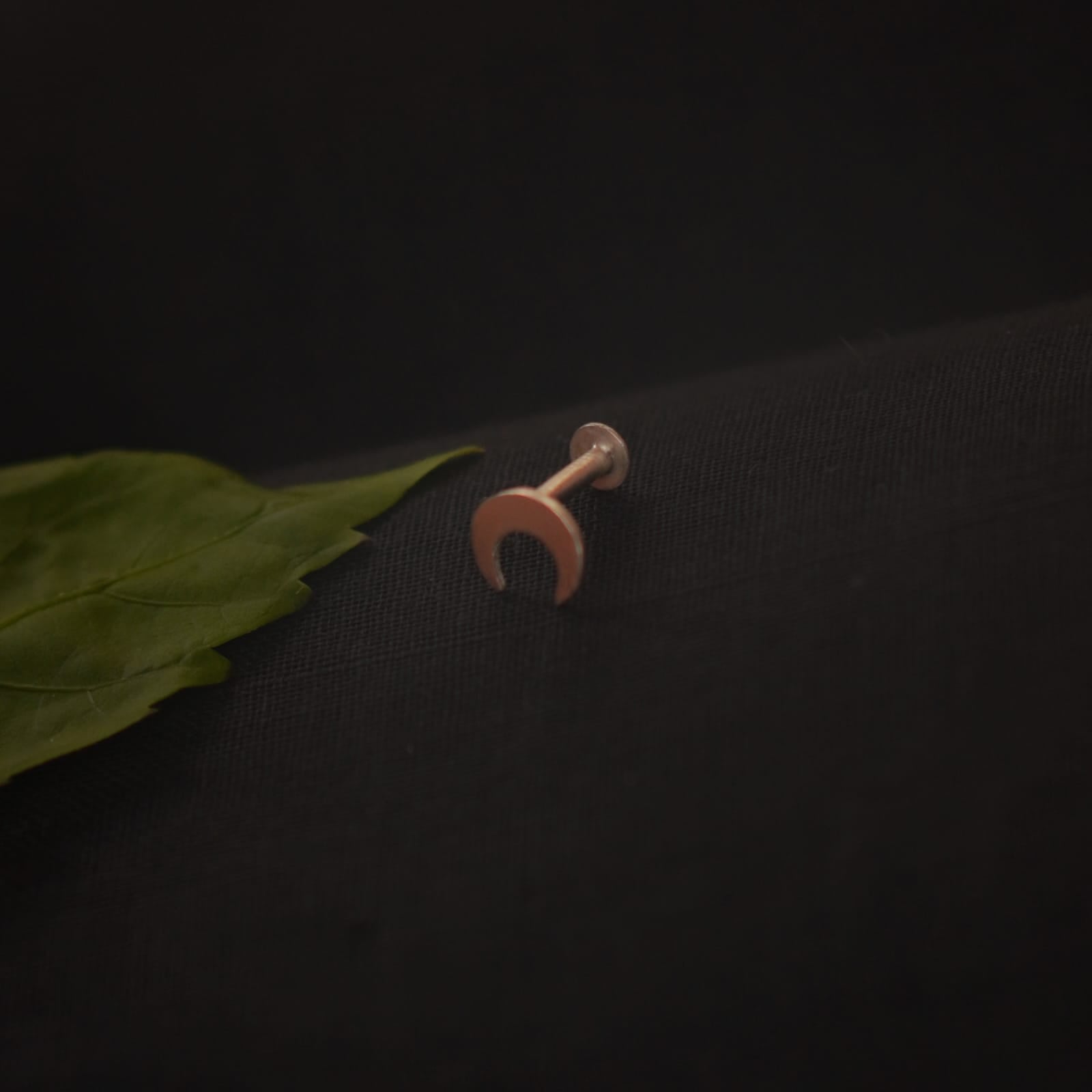 Chand Nosepin Stud - Wire - Quirksmith