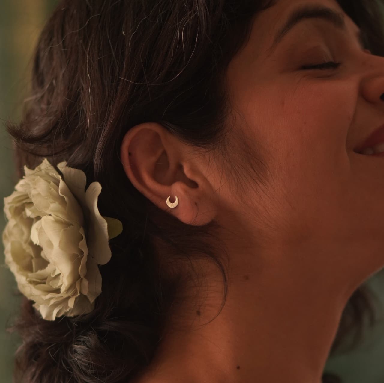 Chand Nosepin Stud - Wire - Quirksmith