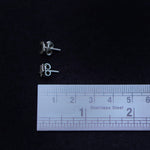 Chand Tara Silver Studs - Quirksmith