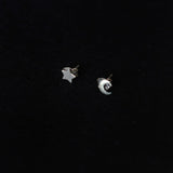 Chand Tara Silver Studs - Quirksmith