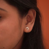 Chand Tara Silver Studs - Quirksmith
