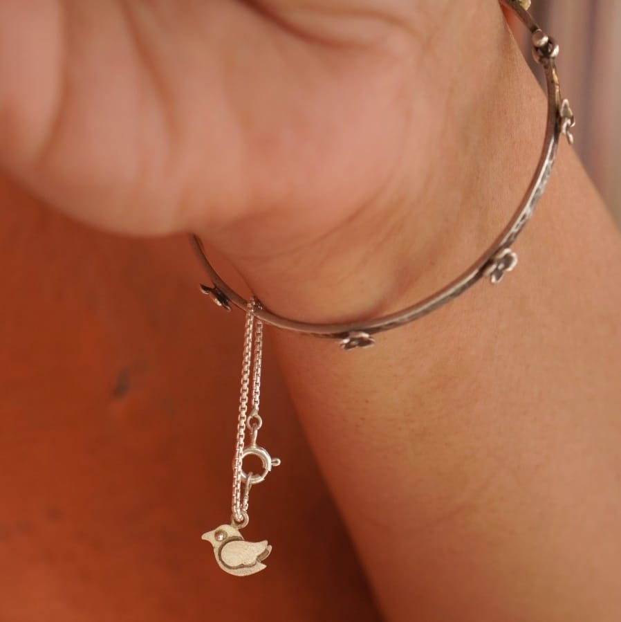 Chidiya Silver Watch charm Lumba - Quirksmith