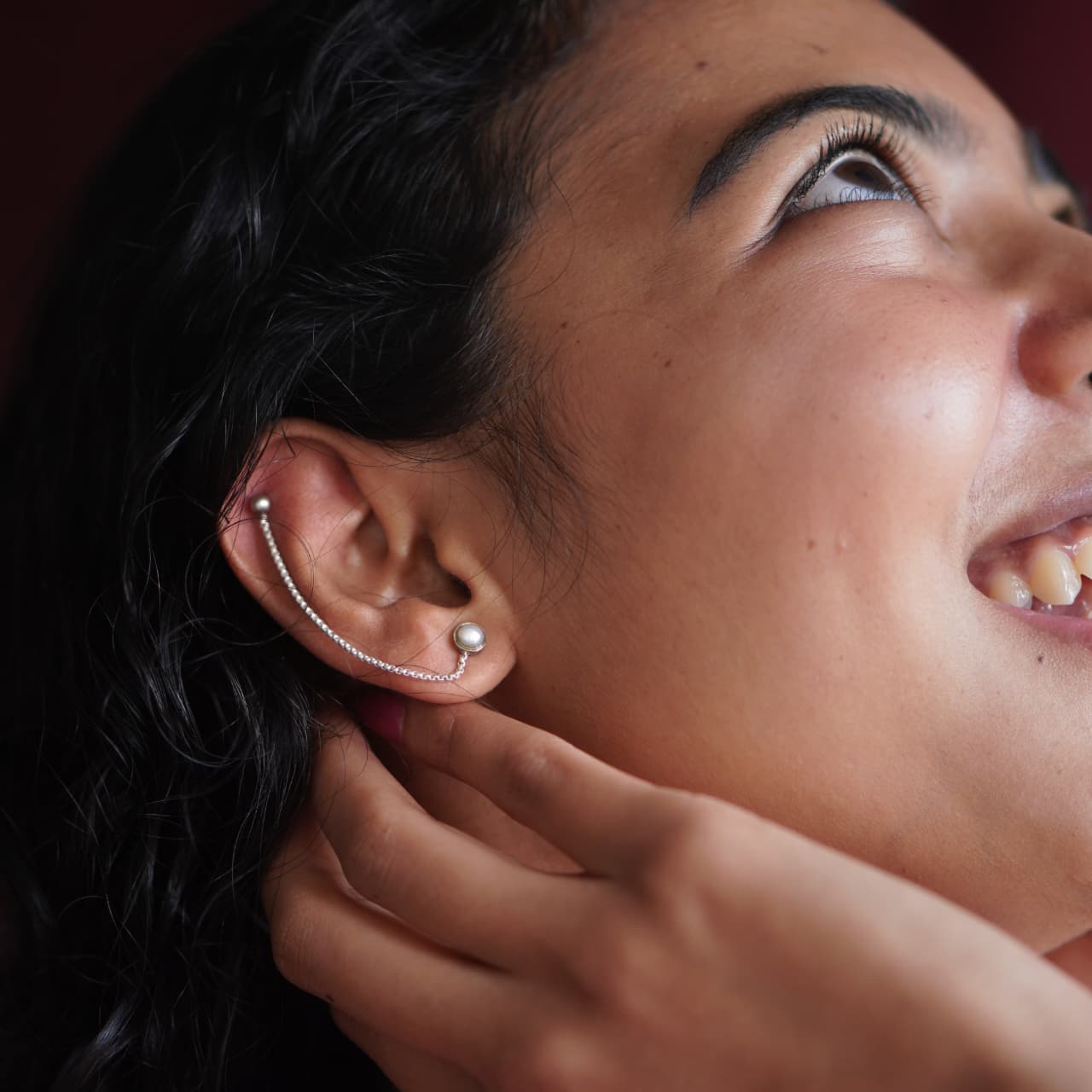 Connecting Dots (For Double Piercing) - Single Piece - Quirksmith