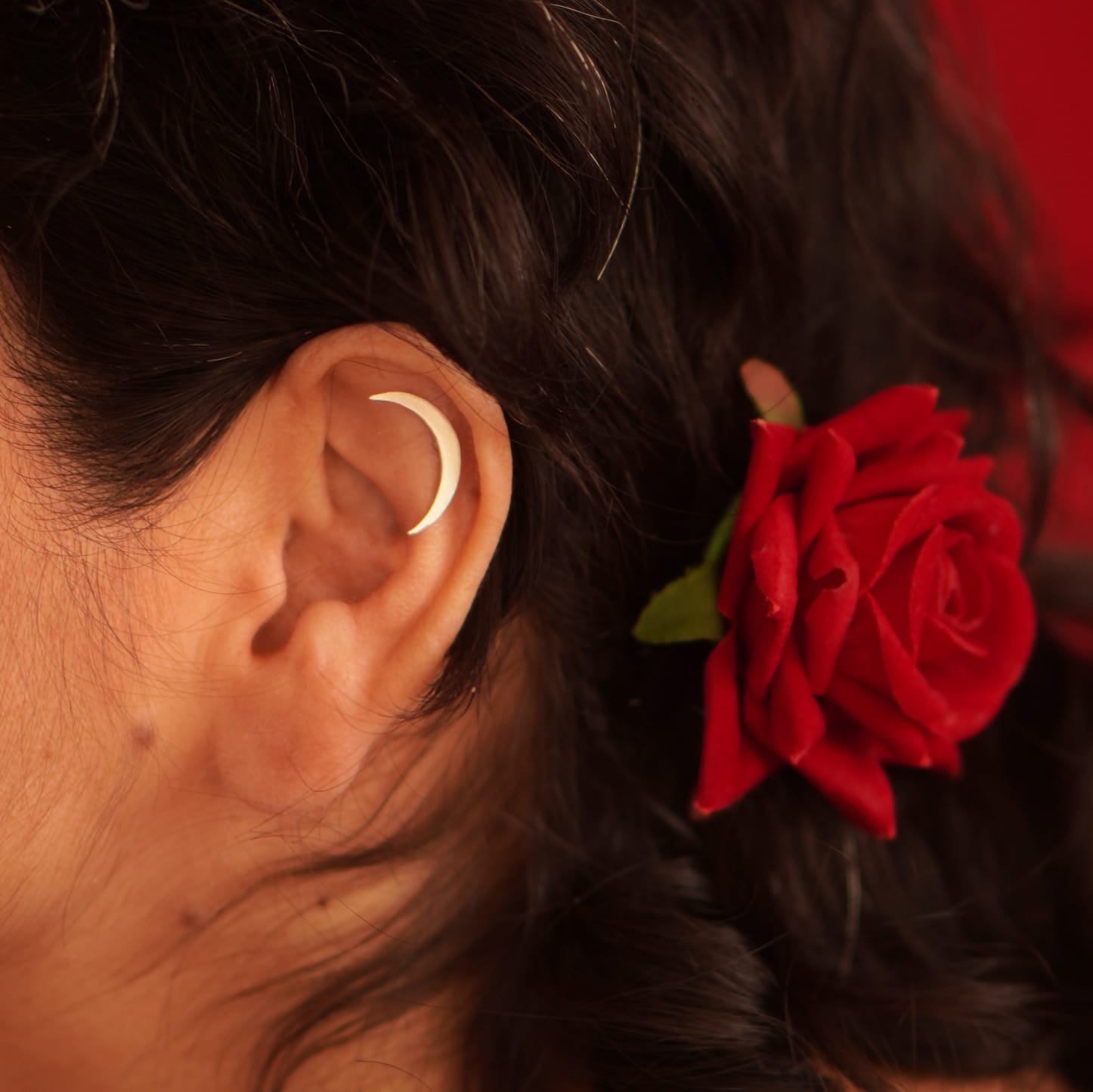 Crescent Chand Earring - Quirksmith