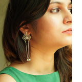 Dhwer Jaali Earrings - Quirksmith