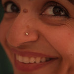 Dot Nosepin Stud - Wire - Quirksmith