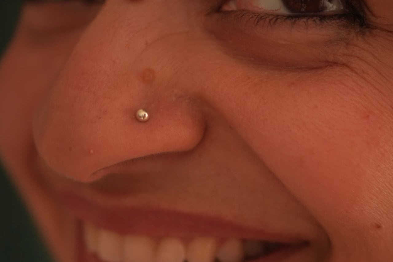 Dot Nosepin Stud - Wire - Quirksmith