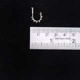 Double Hoop Nosepin Stud - Screw - Quirksmith