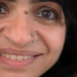 Double Hoop Nosepin Stud - Screw - Quirksmith