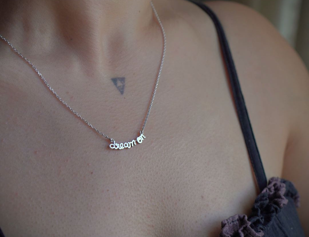 Dream On Necklace (Silver) - Quirksmith