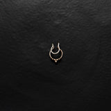 Droplets Septum Ring(Clipon) - Quirksmith