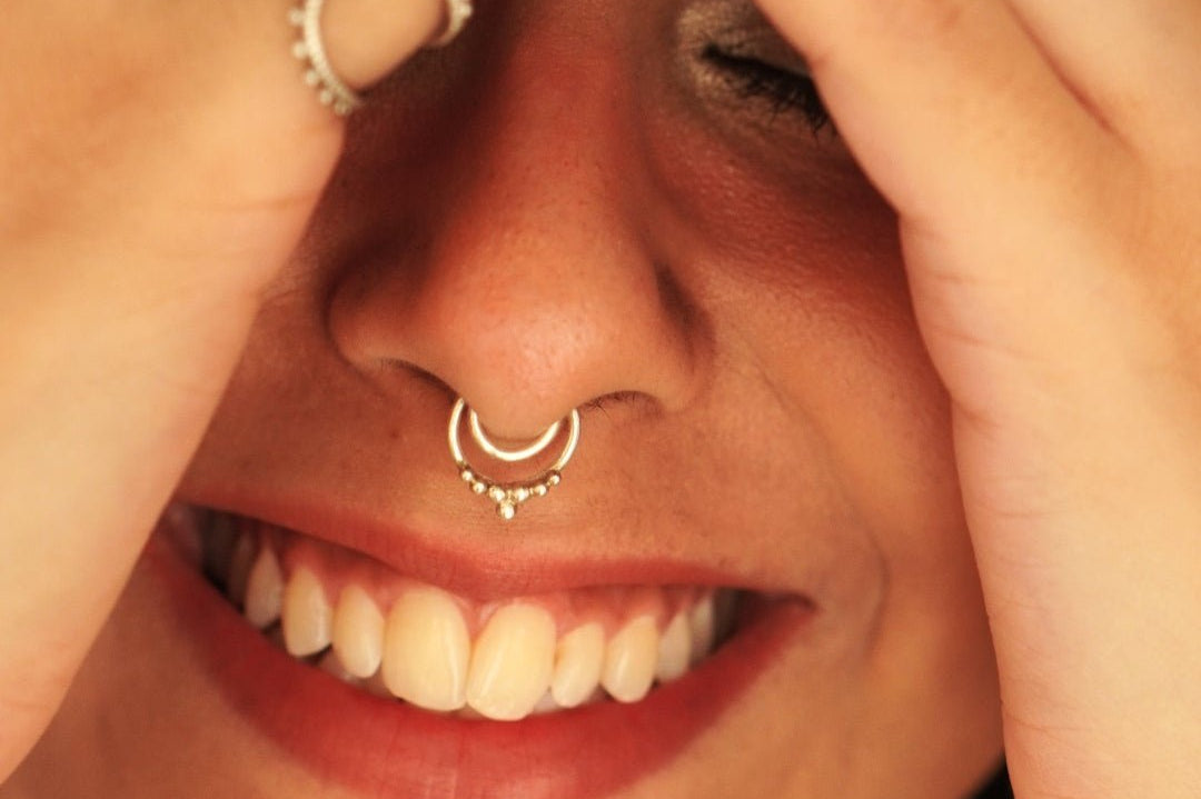 Droplets Septum Ring(Clipon) - Quirksmith