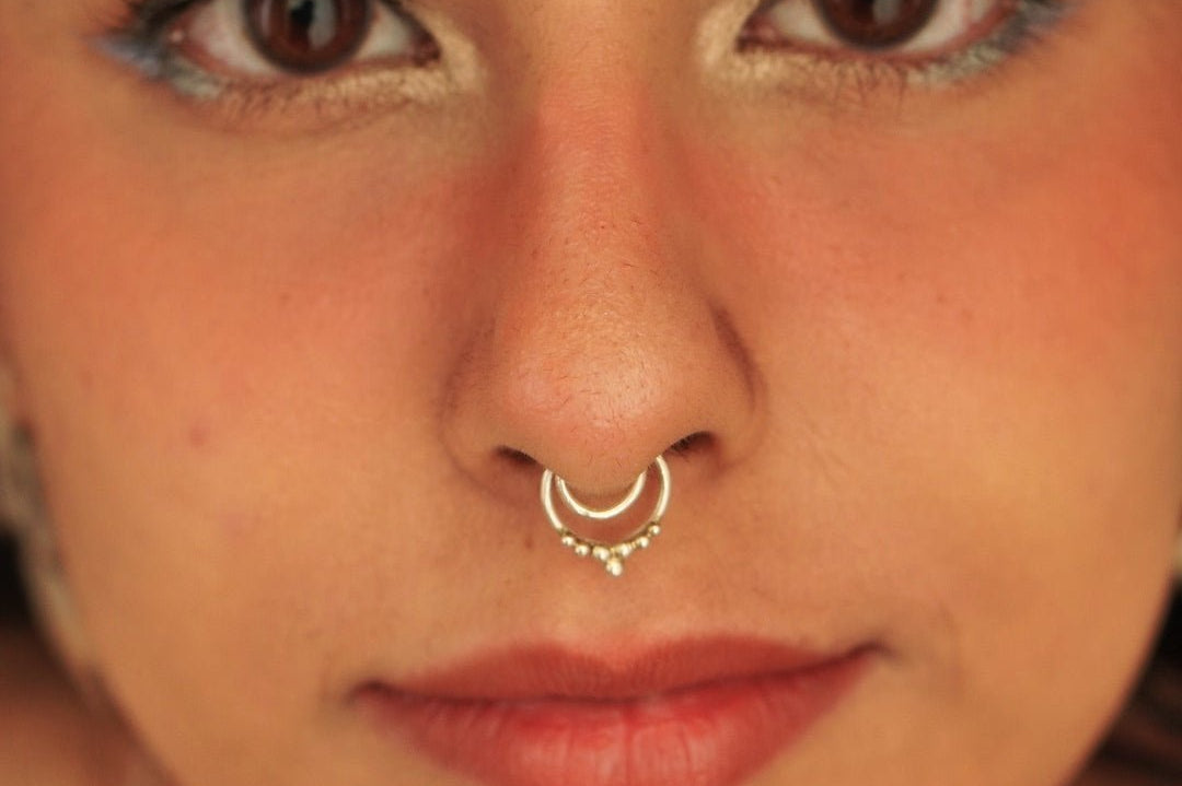 Droplets Septum Ring(Clipon) - Quirksmith