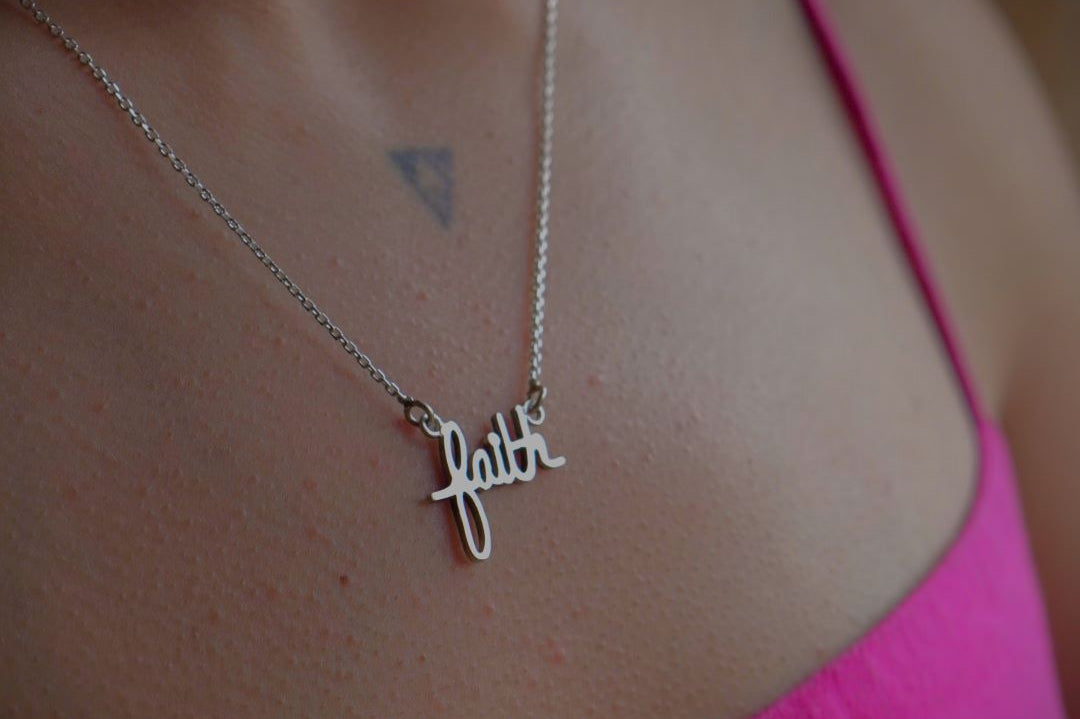 Faith Necklace (Silver) - Quirksmith