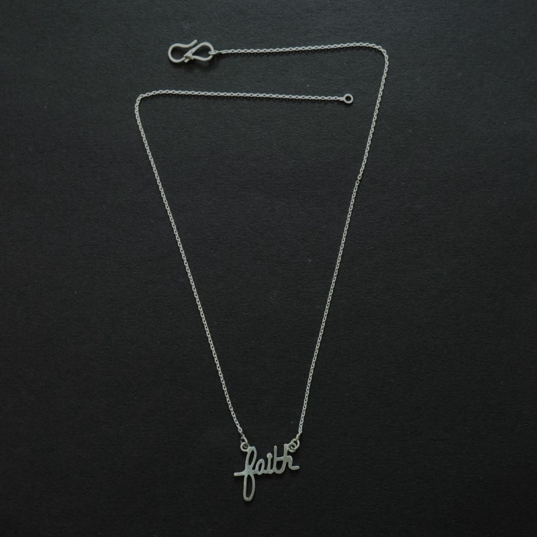 Faith Necklace (Silver) - Quirksmith