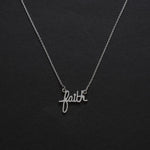 Faith Necklace (Silver) - Quirksmith