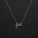 Faith Necklace (Silver) - Quirksmith