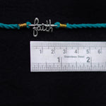 Faith Quirky Silver Watch Charm Rakhi - Quirksmith