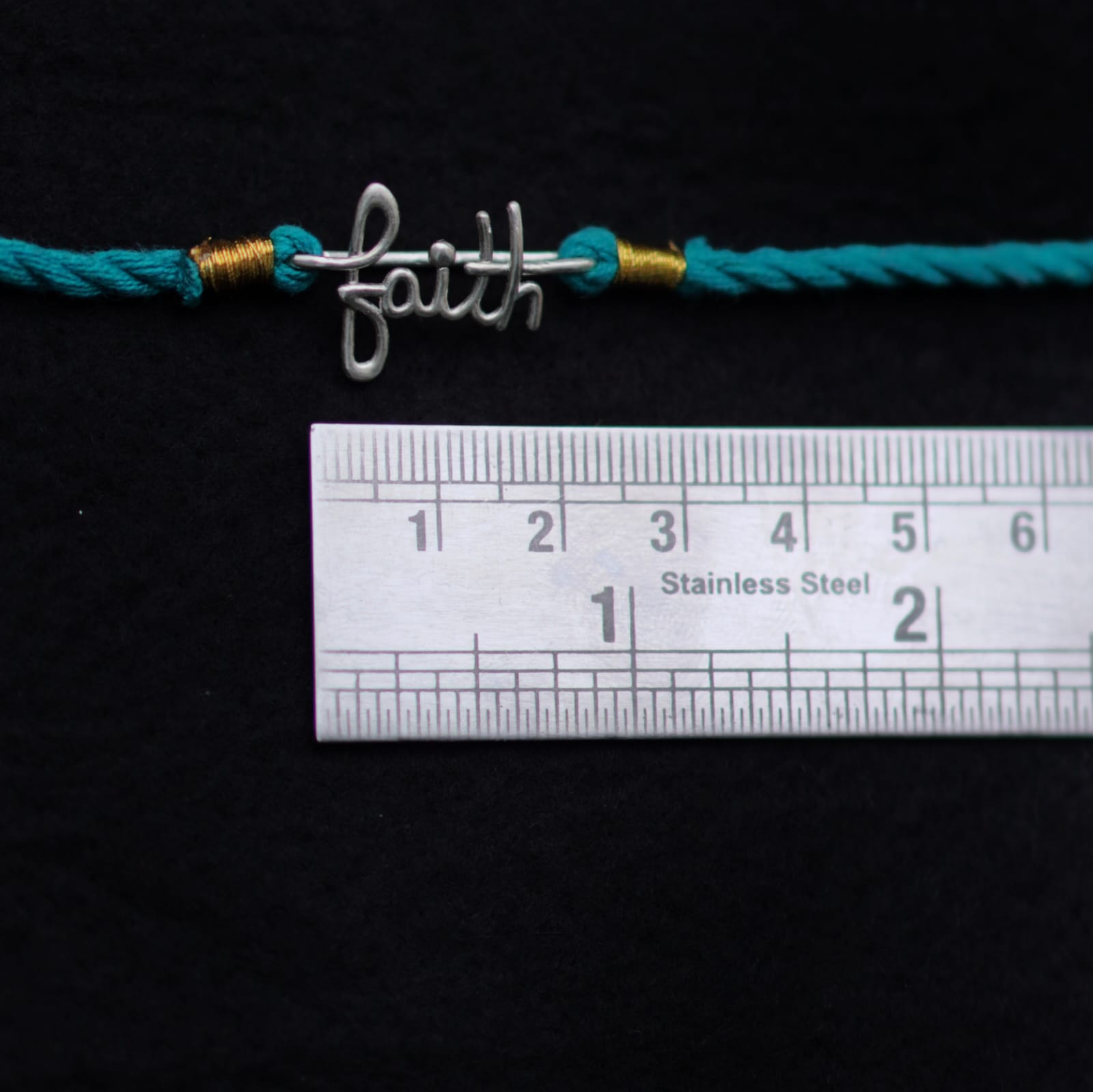 Faith Quirky Silver Watch Charm Rakhi - Quirksmith